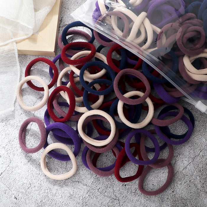 50PCS/Set Women Girls Basic Hair Bands