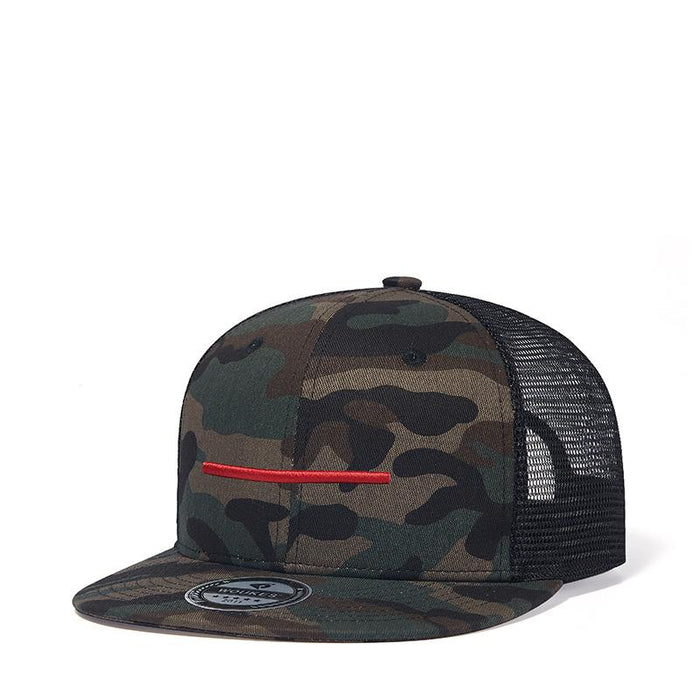 New Camouflage All-match Personality Mesh Cap Baseball Cap