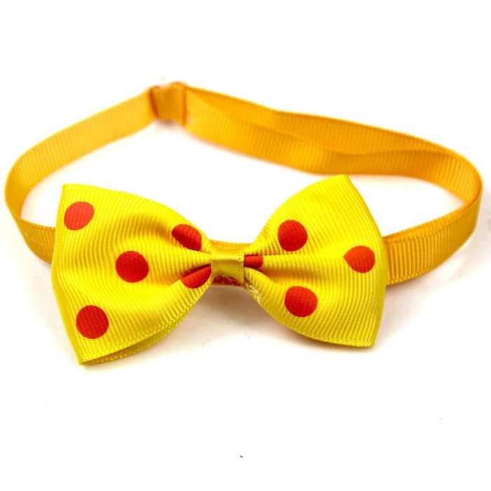15 Colors into multi-color optional pet bow tie adjustable