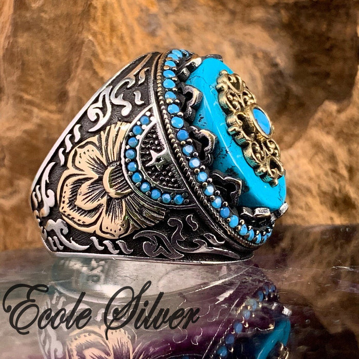 Male Embossed Ring Men's Jewelry