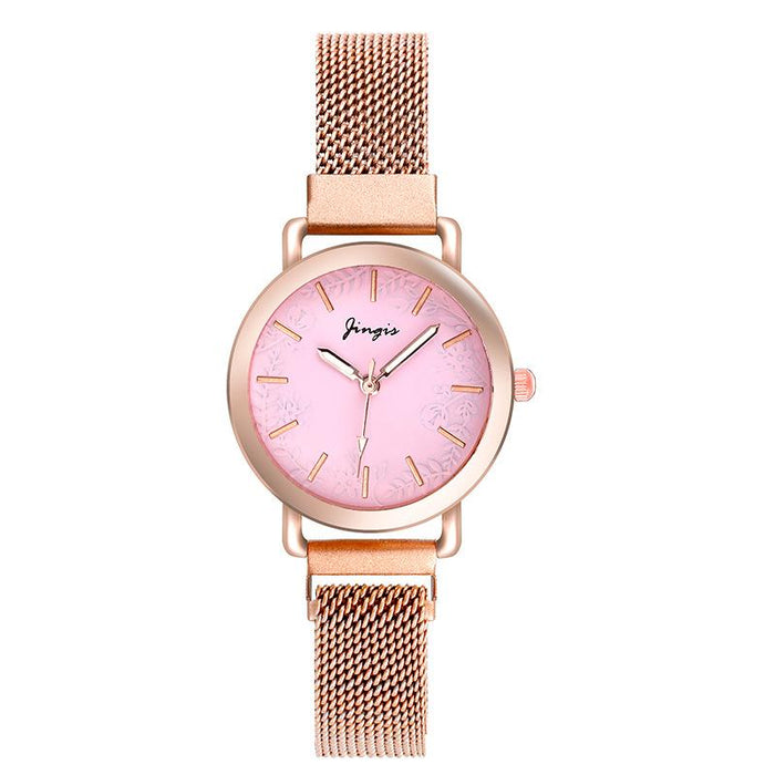 New Stainless Steel Women Wristwatch Quartz Fashion Casual Clock LLZ20811