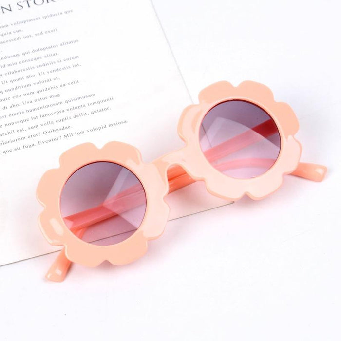 Children's small flower sunglasses and sunglasses