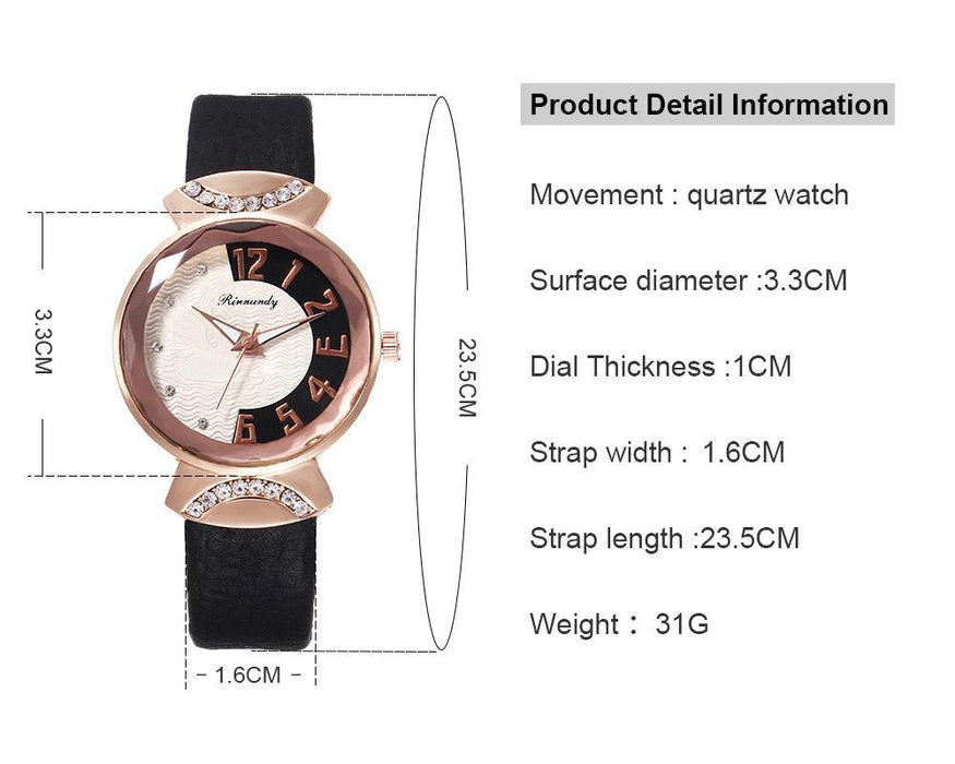 New Stainless Steel Women Wristwatch Quartz Fashion Casual Clock LLZ22228