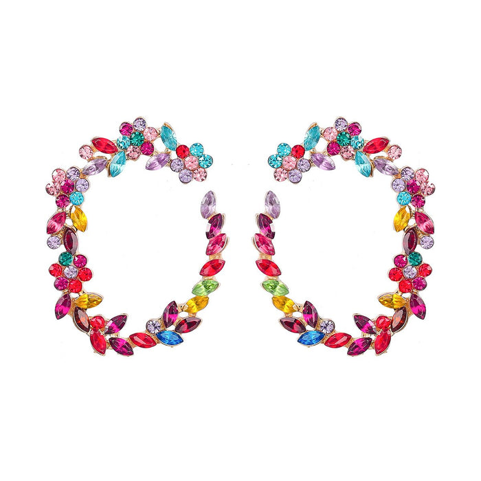 Exaggerated Personality Bohemian Earrings Flower Earrings