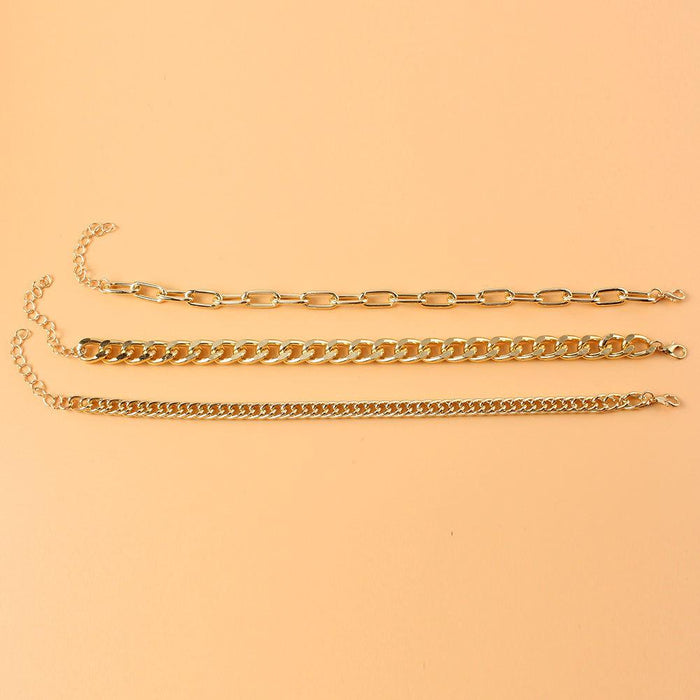 Simple Multi-layer Chain Gold Foot Chain Sexy Foot Ornament
