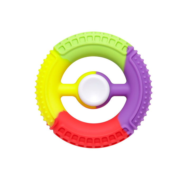 New silicone fidget spinner hand grip ring finger forearm trainer