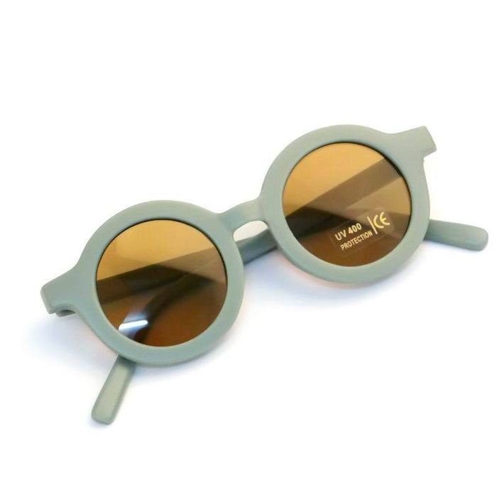 Children's Sunglasses frosted round frame glasses