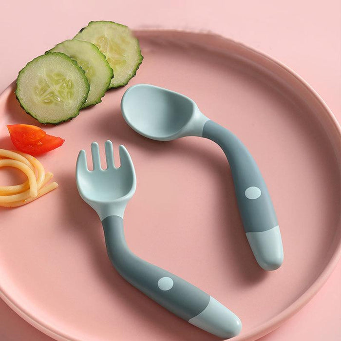 Bendable Silicone Spoon for Baby Utensils Set