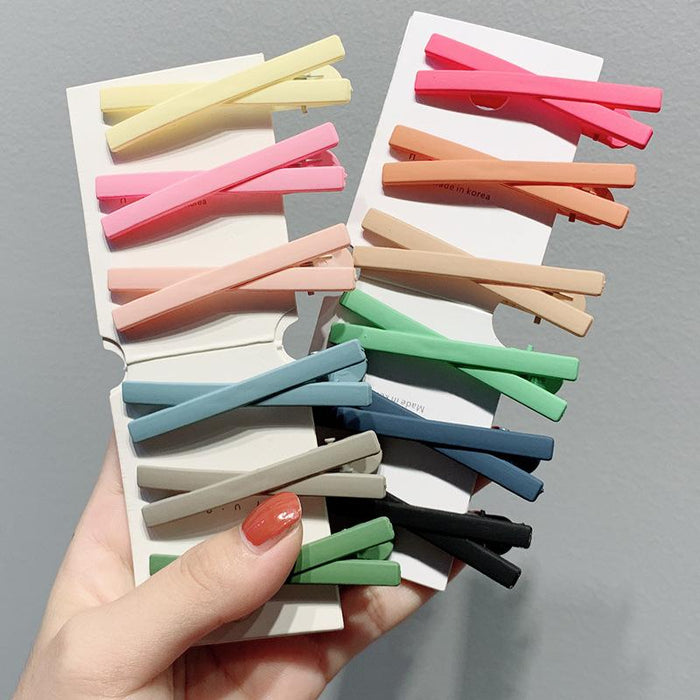 （3PCS）Cross Scrub Hair Clips