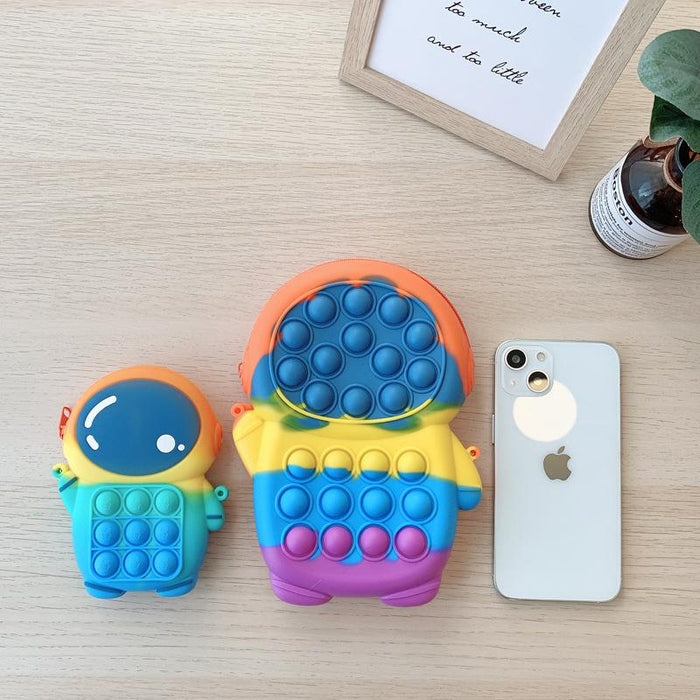 Messenger bag decompression vent toy student bag