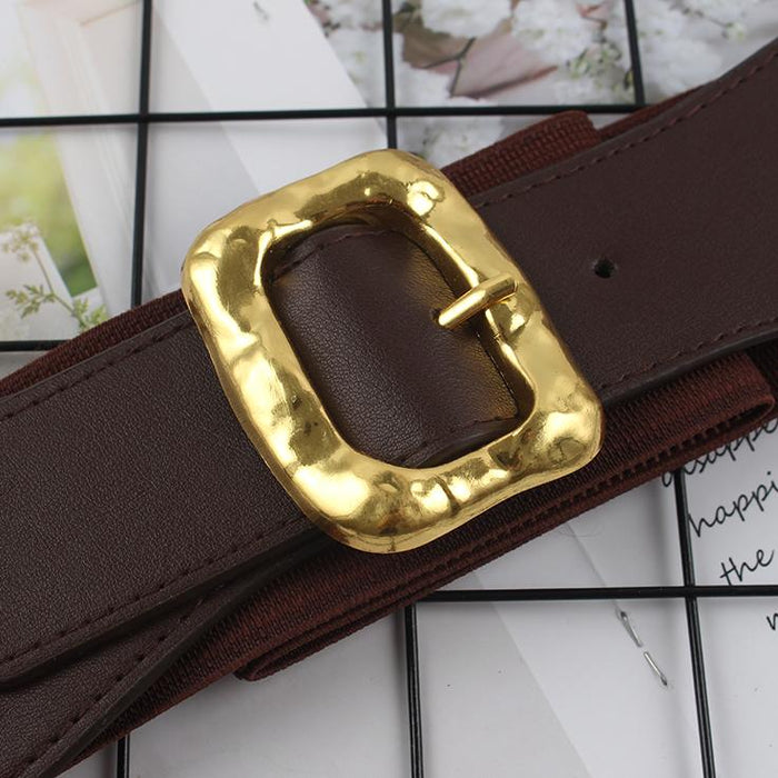Fashionable and Simple Women's Decorative Waist Wide Belt