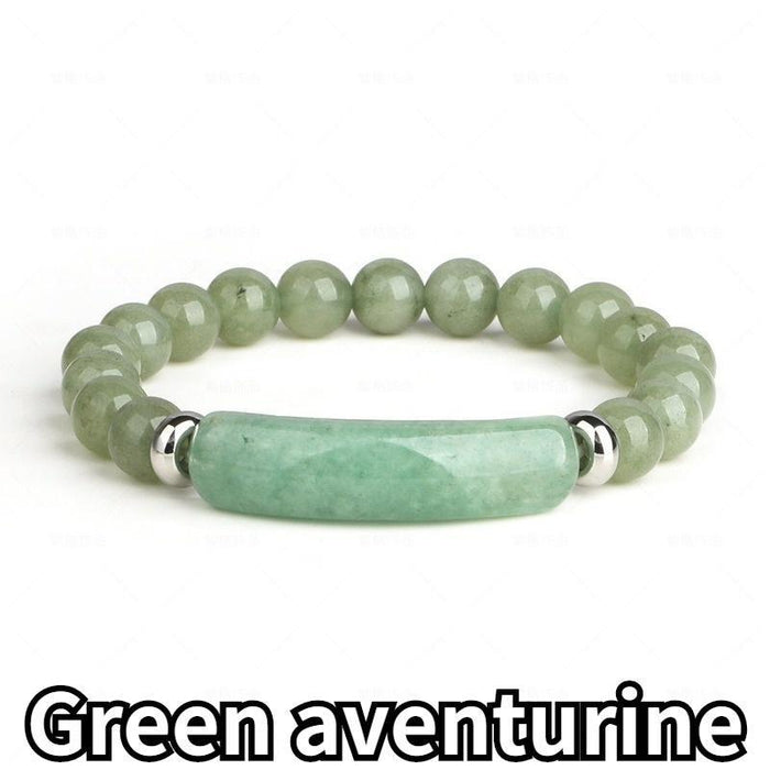 48 Pieces 100% Natural Agate Stone Obsidian Crystal Bracelet