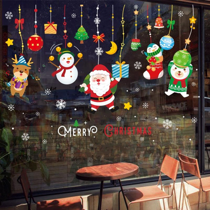 2022 Christmas Window Stickers