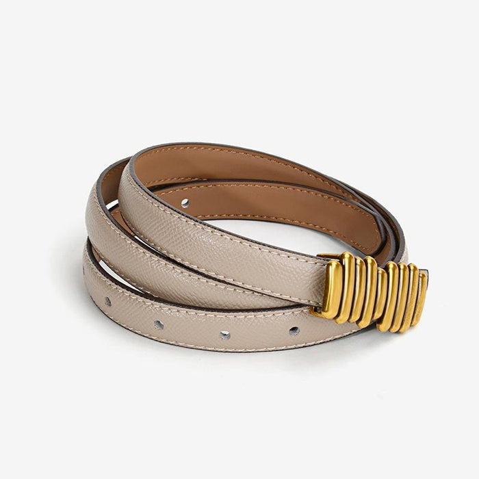 New Vintage Jeans with Leather Belt