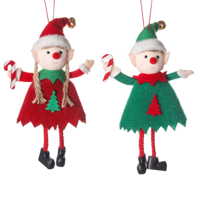Christmas Pendant Cute Elf Doll Christmas Tree Decoration