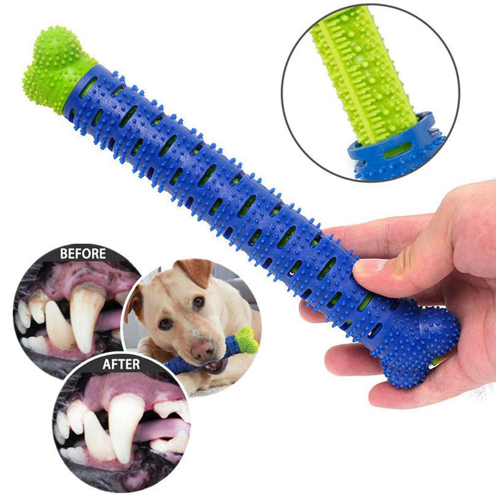 Puppy brush dog toothbrush chew toy stick