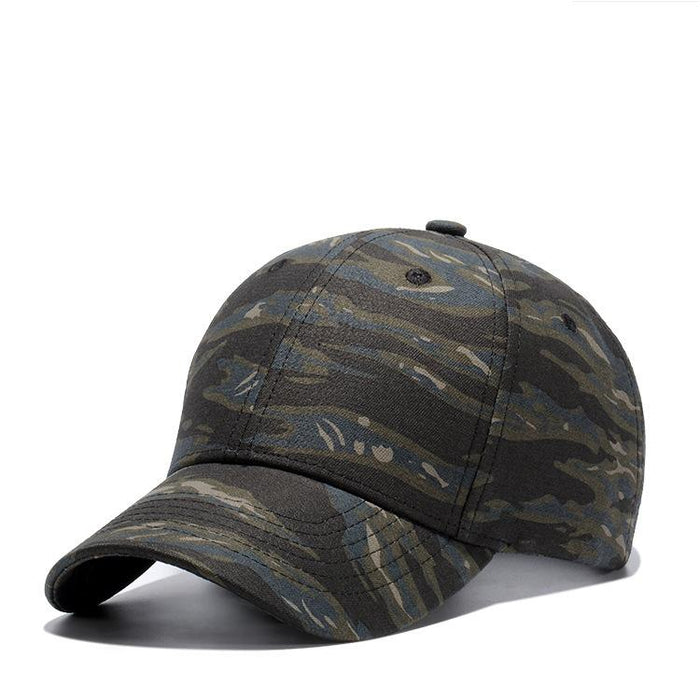 Men's and Women's Simple Curved Cap Camouflage Baseball Cap