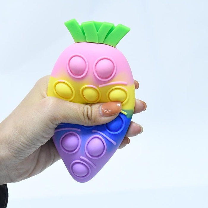 Radish Finger Pressure Ball Children's Puzzle Decompression Toy