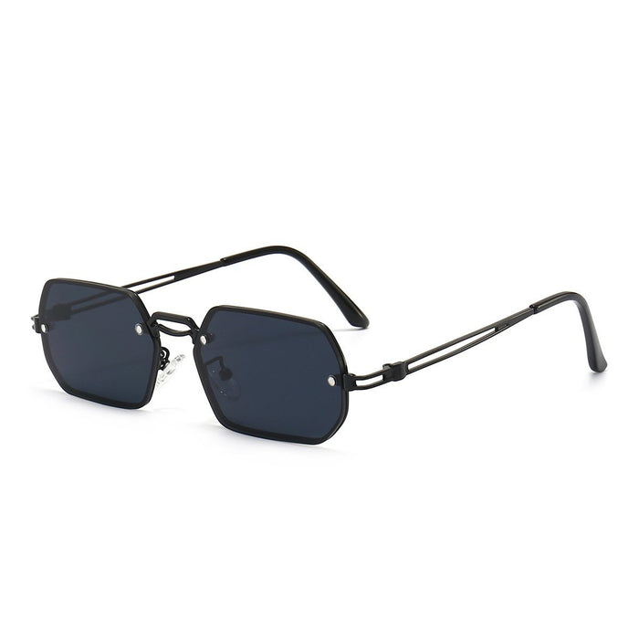 Metal sunglasses personality small frame