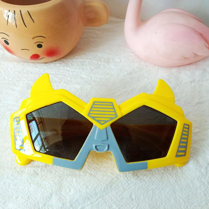 Silicone Cartoon Funny Children's Polarized Sunglasses