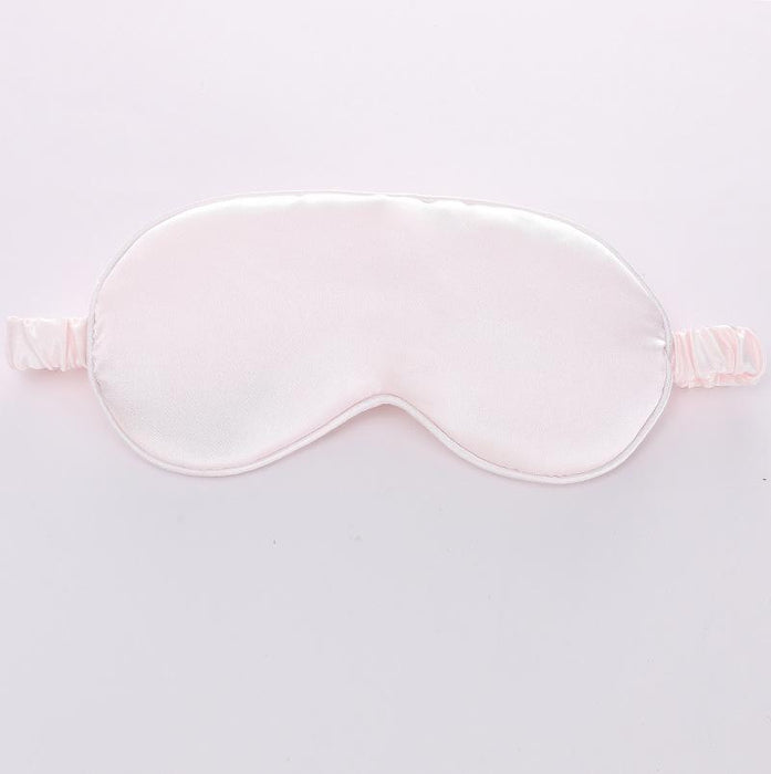 Pure Color Simulated Silk Sleeping Shade Eye Mask