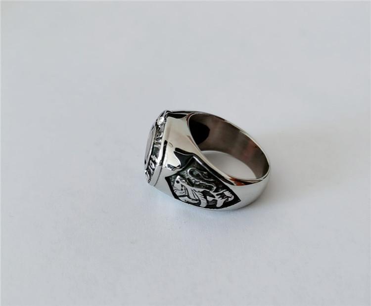 Personality Retro Men's Titanium Steel Ring