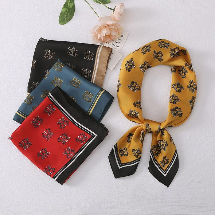 Imitation Scarf Women's Neck Versatile Square Scarf