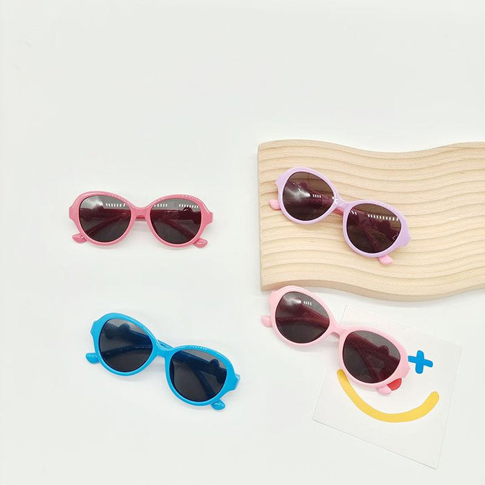 Cartoon Toad Children's Silicone Polarized Sunglasses