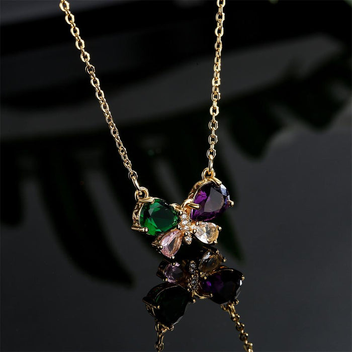 New Fashion Exquisite Butterfly Pendant Women's Necklace