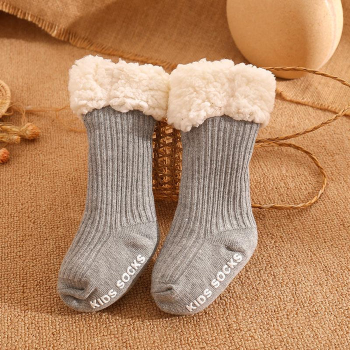 Winter Baby Solid Tincken Socks For Girls Boys