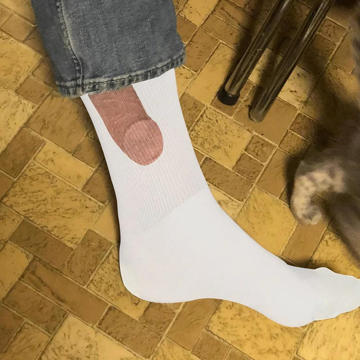 Show Off Funny Penis Socks for Men Novelty