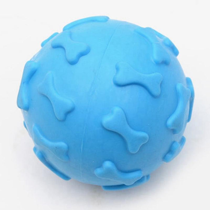 Rubber Squeak Dog Ball Creative Funny Dog Bite Ball Pet Chew Ball