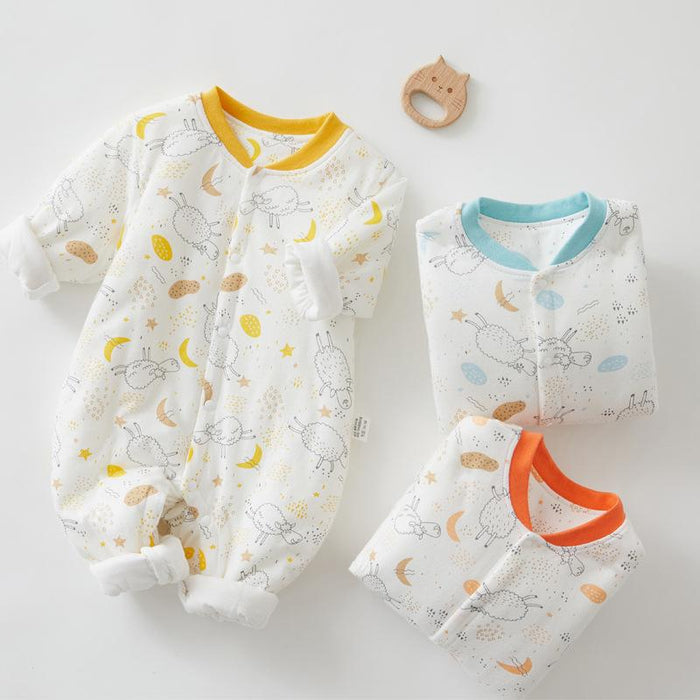 Baby Cartoon Warm Jumpsuit