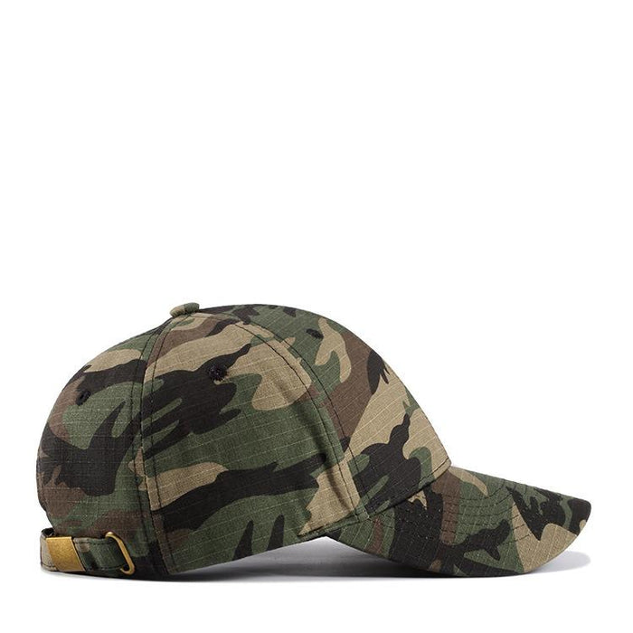 New Camouflage Solid Color Outdoor Baseball Cap Duck Tongue Cap