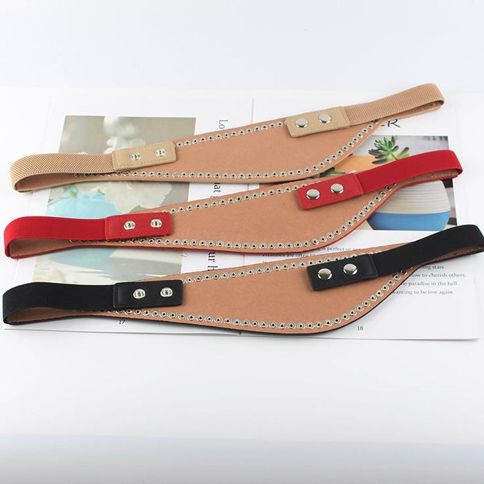 Ladies Fashion Trend Decorative Wide Belt