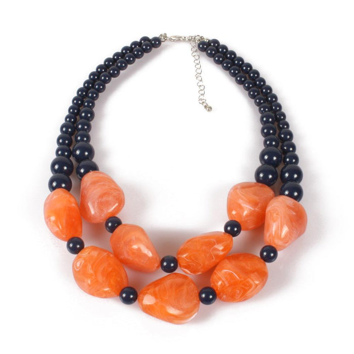 Women's Jewelry Fashion Exaggerated Resin Multi-layer Necklace