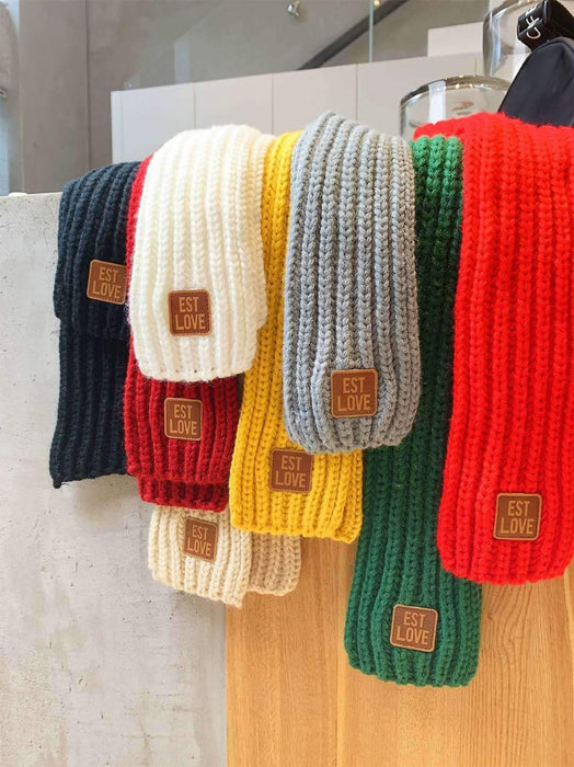 Kids Scarf Boys Girls Baby Winter Warm Scarf