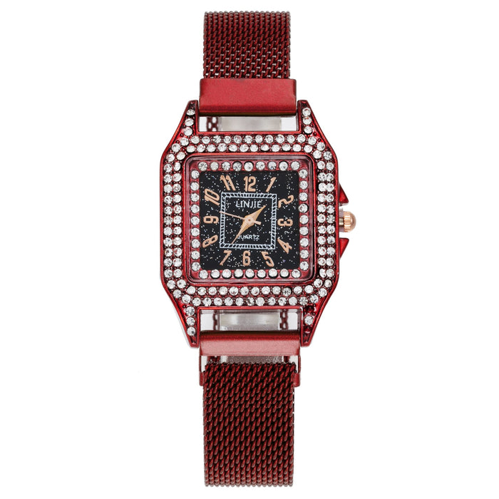New Stainless Steel Women Wristwatch Quartz Fashion Casual Clock LLZ20033