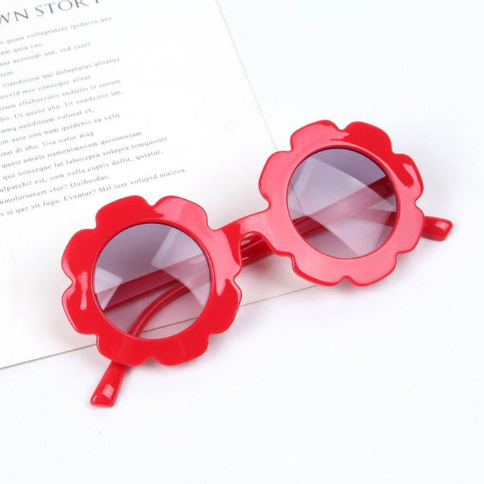 Children's small flower sunglasses and sunglasses
