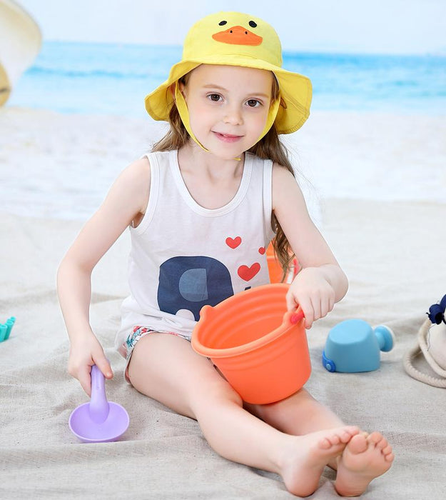 Summer Baby UV Sun Proof Cartoon Children's Fisherman Hat