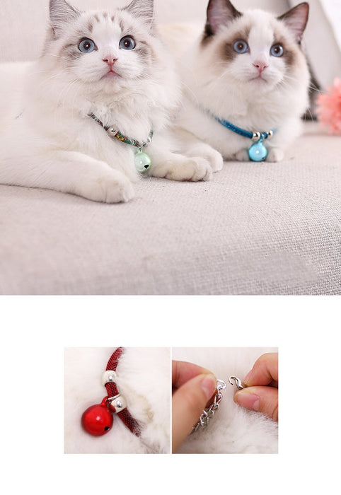 Cat Bell Collar Toy Adjustable Kitten Safety Necklace Popular Style