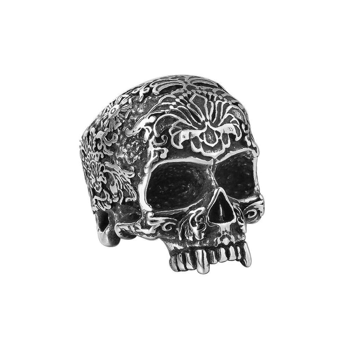 High Quality Personality Retro Rock Band Skull Titanium Steel Ring