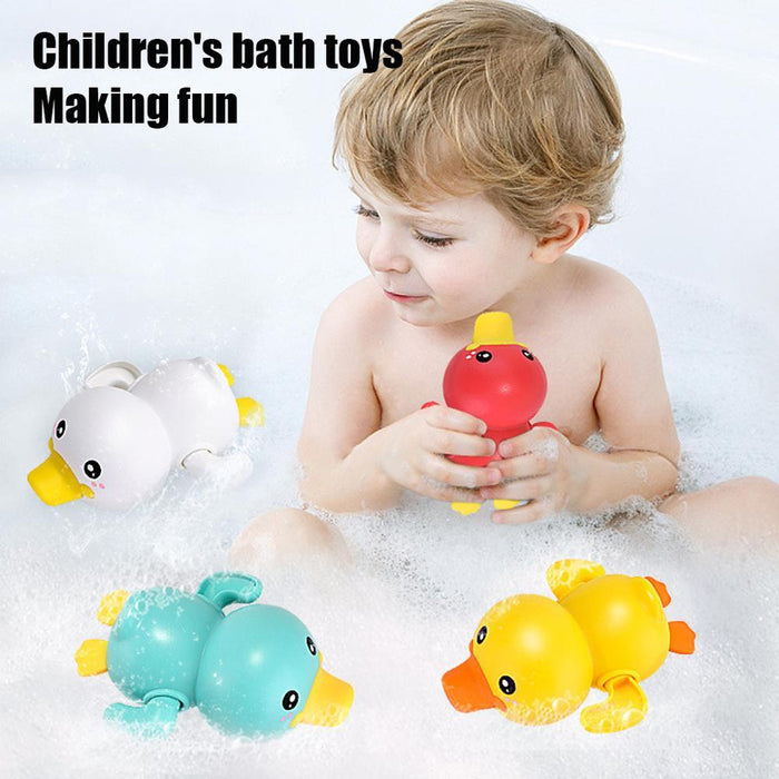 1 Pack Baby Bathroom Tub Shower Clockwork Swim Toys