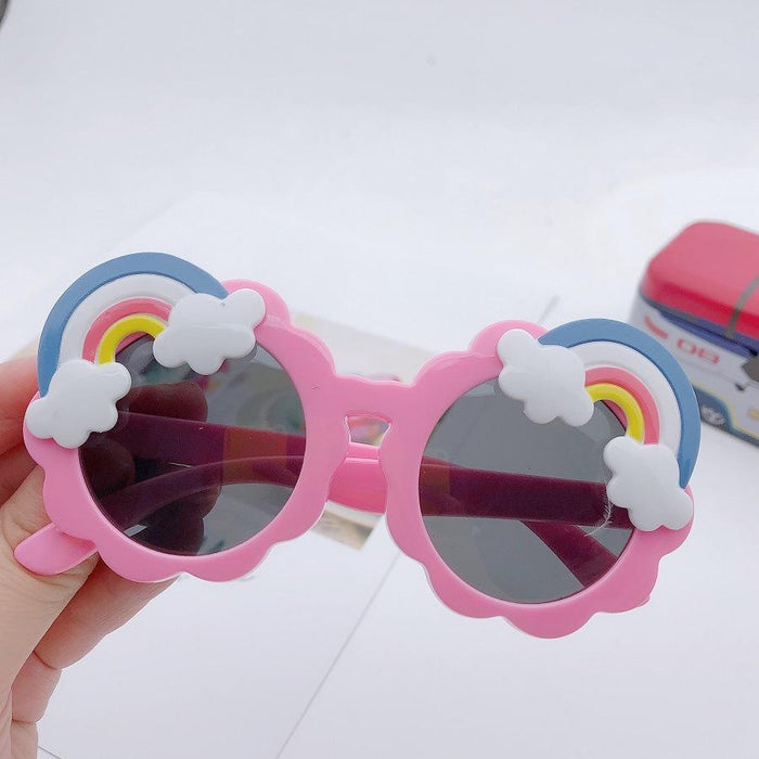 Children's glasses rainbow cartoon Sunglasses