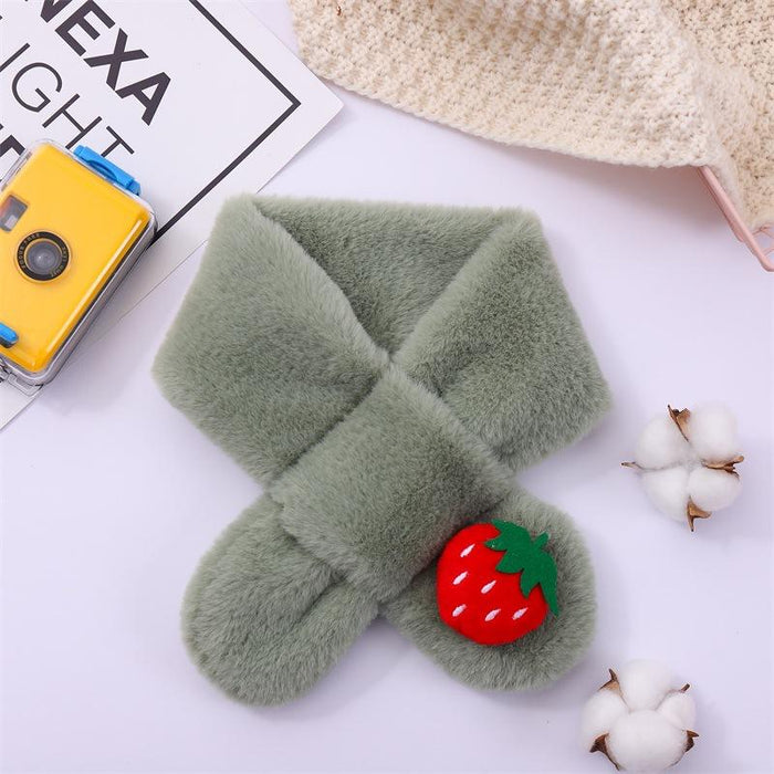 Cartoon Baby Winter Warm Thicken Scarfs