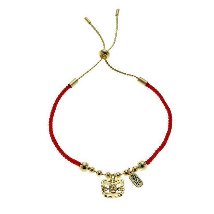 New Simple and Versatile Little Tiger Woven Red Rope Bracelet