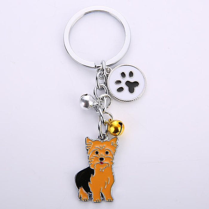 Creative Pet Dog Metal Keychain