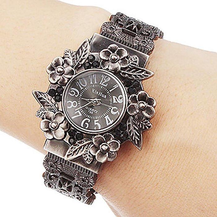 Women Bangle Watch Retro Vintage Bracelet Watch