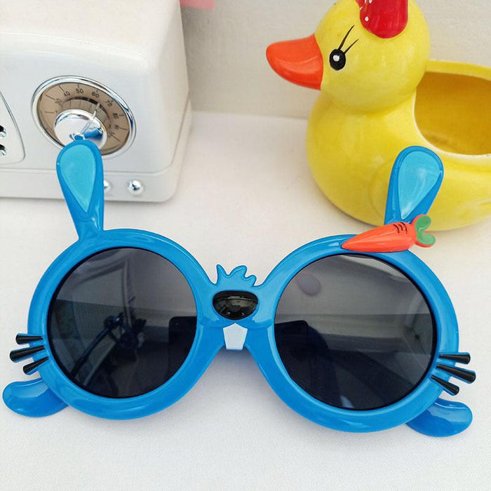 Cute Little Rabbit Silicone Cartoon Children's Sunglasses