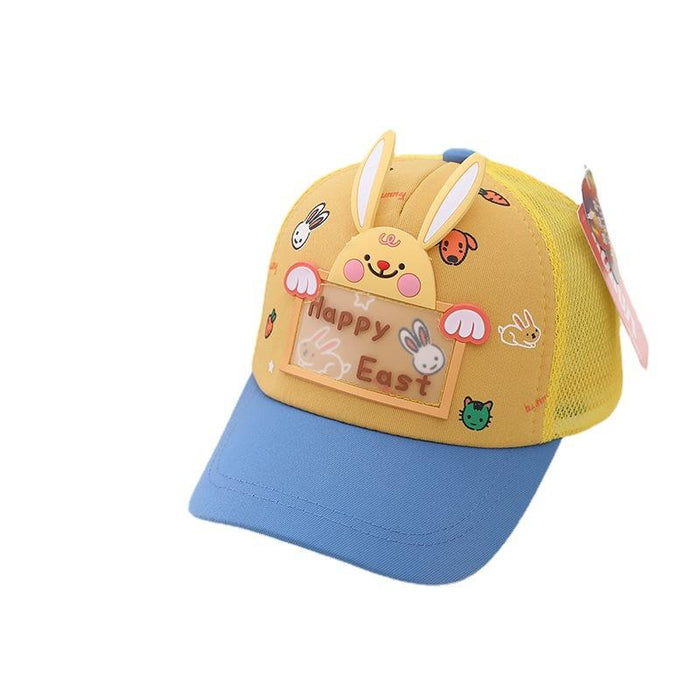 Summer Cute Bunny Children's Sunshade Net Hat
